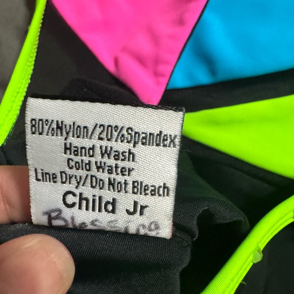 LA Designa child Jr multi colored one piece - Picture 3 of 4